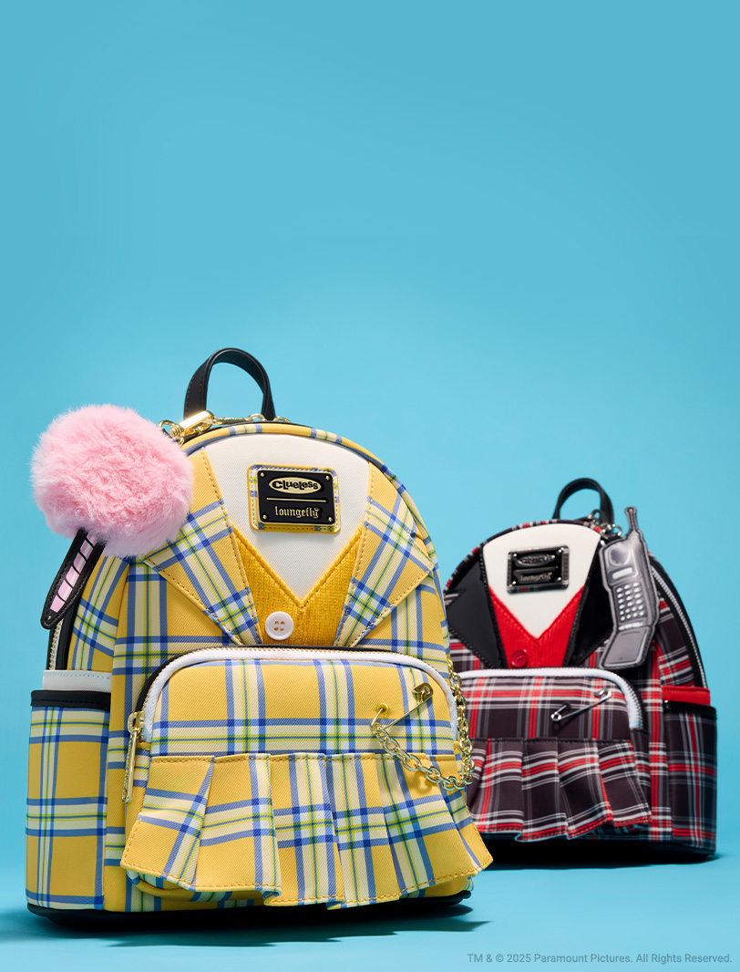 Loungefly ディズニー　パークフード柄 New Figment and Disney Snacks Canvas Loungefly Backpacks at